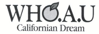 WHO.A.U. CALIFORNIAN DREAM logo