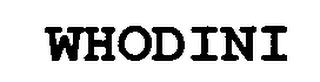 WHODINI logo