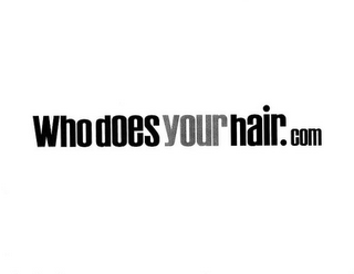 WHODOESYOURHAIR.COM logo