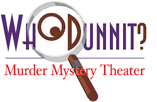 WHODUNNIT? MURDER MYSTERY THEATER logo