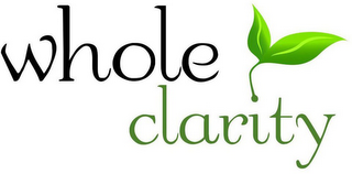 WHOLE CLARITY logo