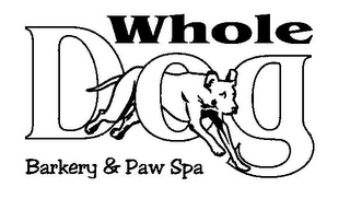 WHOLE DOG BARKERY & PAW SPA logo