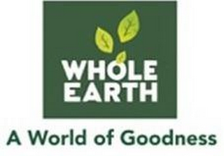 WHOLE EARTH A WORLD OF GOODNESS logo