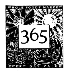 WHOLE FOODS MARKET 365 EVERY DAY VALUE logo