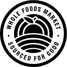 WHOLE FOODS MARKET SOURCED FOR GOOD logo