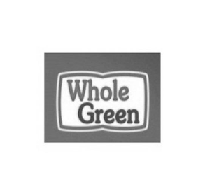 WHOLE GREEN logo