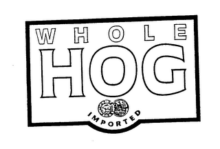 WHOLE HOG IMPORTED logo