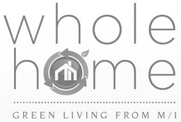 WHOLE HOME GREEN LIVING FROM M/I logo