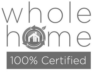WHOLE HOME MI 100% CERTIFIED logo