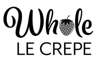 WHOLE LE CREPE logo