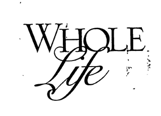 WHOLE LIFE logo