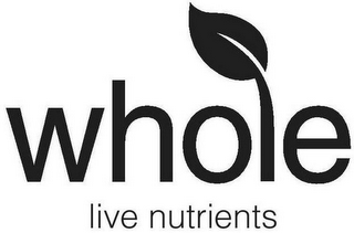 WHOLE LIVE NUTRIENTS logo