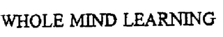WHOLE MIND LEARNING logo