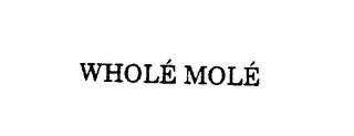 WHOLE MOLE logo