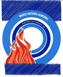 WHOLE NATURAL ALMONDS READY ROAST NUT COMPANY, U.S.A. logo