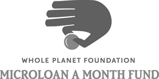 WHOLE PLANET FOUNDATION MICROLOAN A MONTH FUND logo