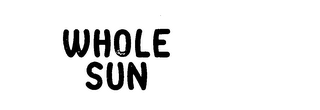 WHOLE SUN logo