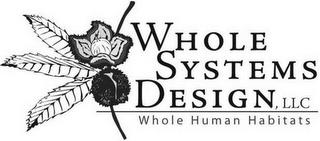 WHOLE SYSTEMS DESIGN, LLC WHOLE HUMAN HABITATS logo