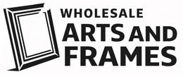 WHOLESALE ARTS AND FRAMES logo