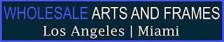 WHOLESALE ARTS AND FRAMES LOS ANGELES MIAMI logo