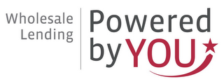WHOLESALE LENDING POWERED BY YOU logo