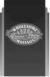 WHOLESOME GRAINS NUTRI MOISSON logo