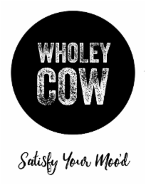 WHOLEY COW SATISFY YOUR MOO'D logo