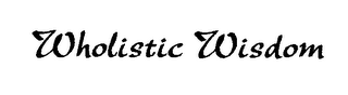 WHOLISTIC WISDOM logo