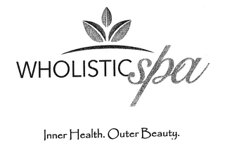 WHOLISTICSPA INNER HEALTH. OUTER BEAUTY. logo