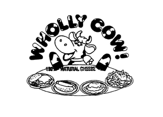 WHOLLY COW! 100% NATURAL CHEESE logo