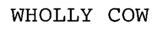 WHOLLY COW logo