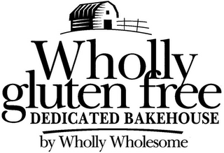 WHOLLY GLUTEN FREE DEDICATED BAKEHOUSE BY WHOLLY WHOLESOME logo