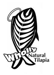 WHOLLY NATURAL TILAPIA logo