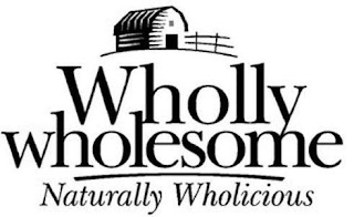 WHOLLY WHOLESOME NATURALLY WHOLICIOUS logo