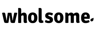 WHOLSOME. logo