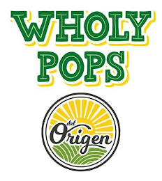 WHOLY POPS DEL ORIGEN logo