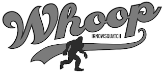 WHOOP IKNOWSQUATCH logo