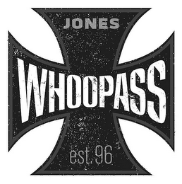 WHOOPASS JONES EST. 96 logo