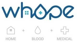 WHOPE HOME BLOOD MEDICAL logo