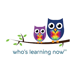 WHO'S LEARNING NOW logo