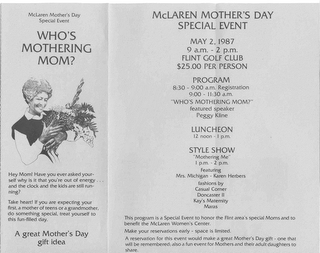 WHO'S MOTHERING MOM? logo