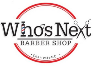 WHO'S NEXT BARBER SHOP CHARLOTTE, NC logo