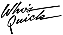 WHO'S QUICK logo