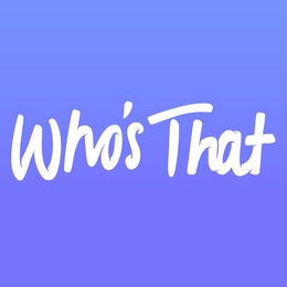 WHO'S THAT logo