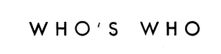 WHO'S WHO logo