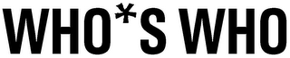 WHO*S WHO logo