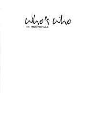 WHO'S WHO IN HUNTSVILLE logo