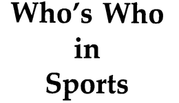 WHO'S WHO IN SPORTS logo