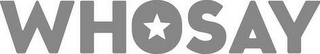 WHOSAY logo