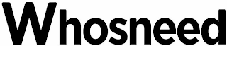 WHOSNEED logo